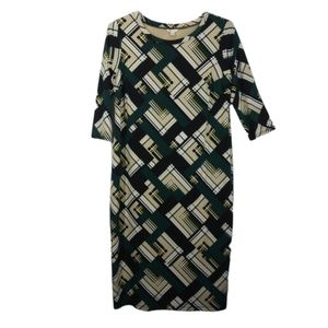 Cato Midi dress Plaid print 3/4 sleeves Women's Size 14/16W